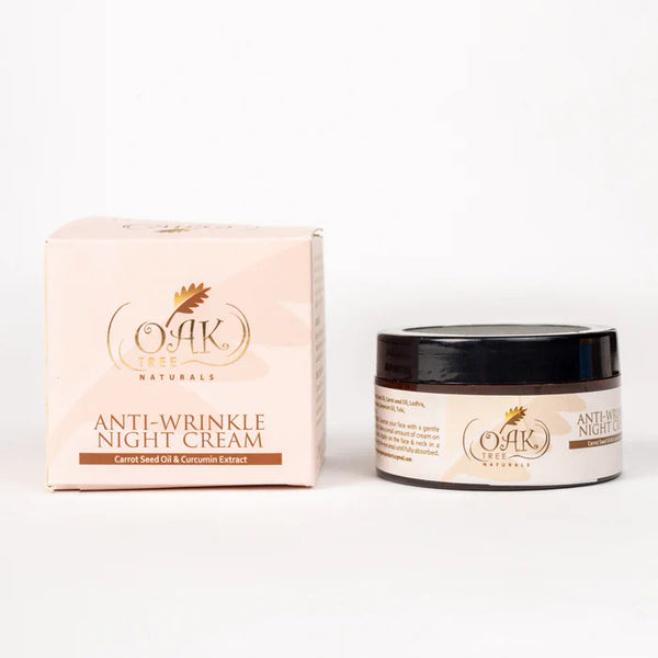 Anti-Wrinkle Night Cream with Carrot Seed Oil & Curcumin Extract (50gms)