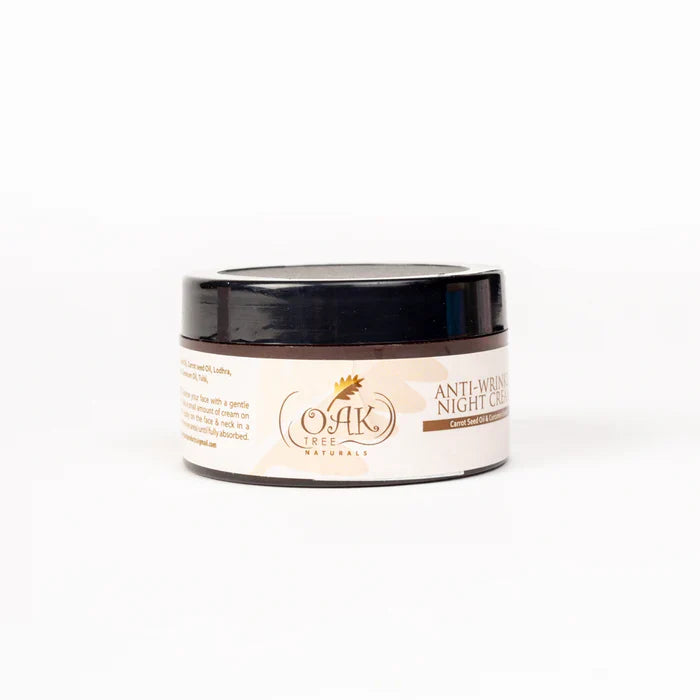 Anti-Wrinkle Night Cream with Carrot Seed Oil & Curcumin Extract (50gms)
