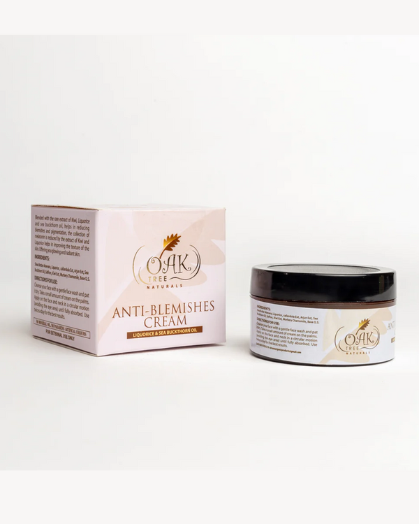 Anti-Blemishes Cream-Goodness of Sea Buckthorn Oil, Shea Butter, Aloe & Saffron | For All Skin Types