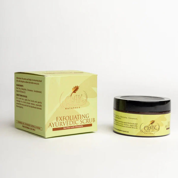 Exfoliating Ayurvedic Scrub with goodness of Red Rice & Manjistha (50gms)