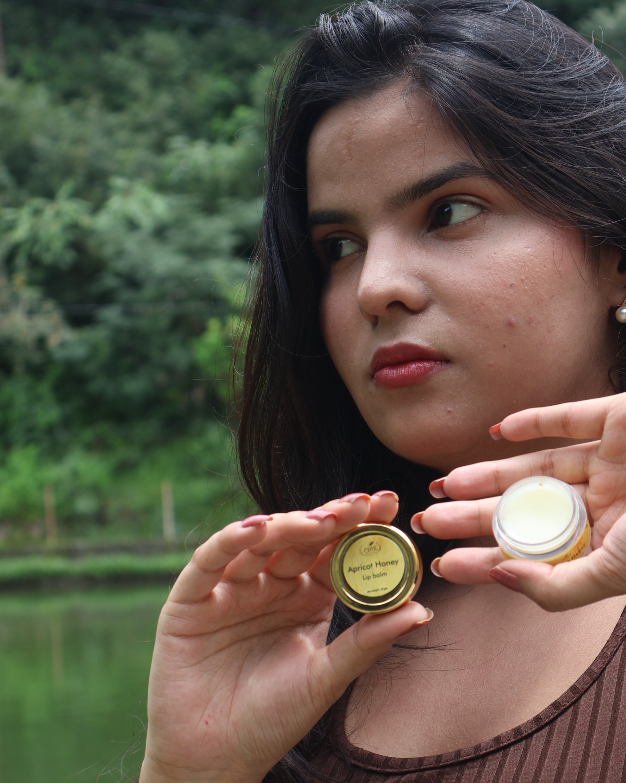 Apricot Honey Lip Balm for Soft Lips | Natural Lip Care with Vitamin E (10gms)