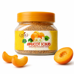 apricot scrub oak tree 100g exfoliating jar