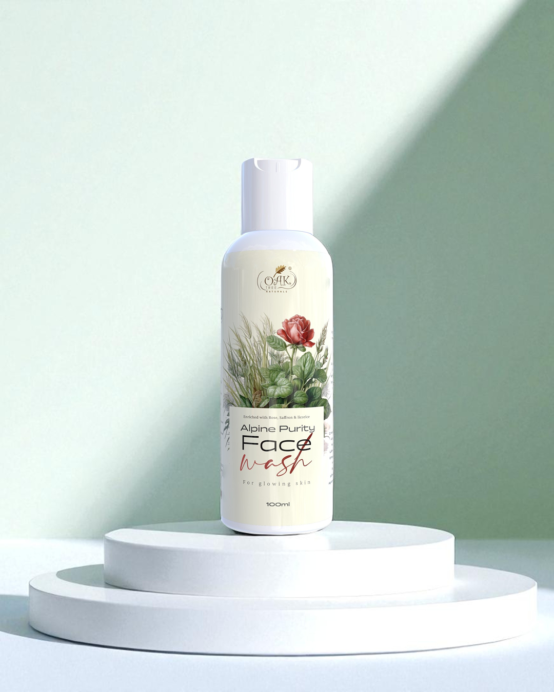 Oak Tree Rose Gold Face Wash (100 Ml )