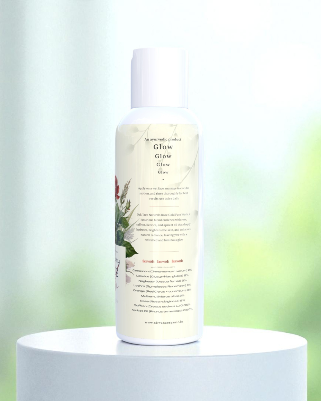 Oak Tree Rose Gold Face Wash (100 Ml )