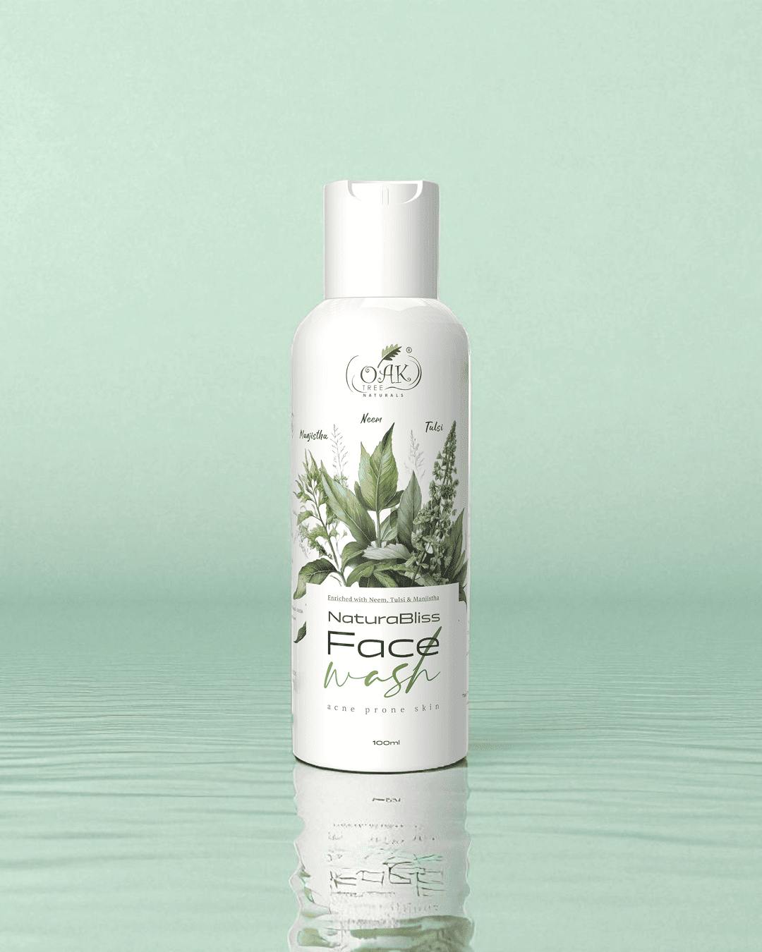 Oak Tree Natural Acne Face Wash 100ml