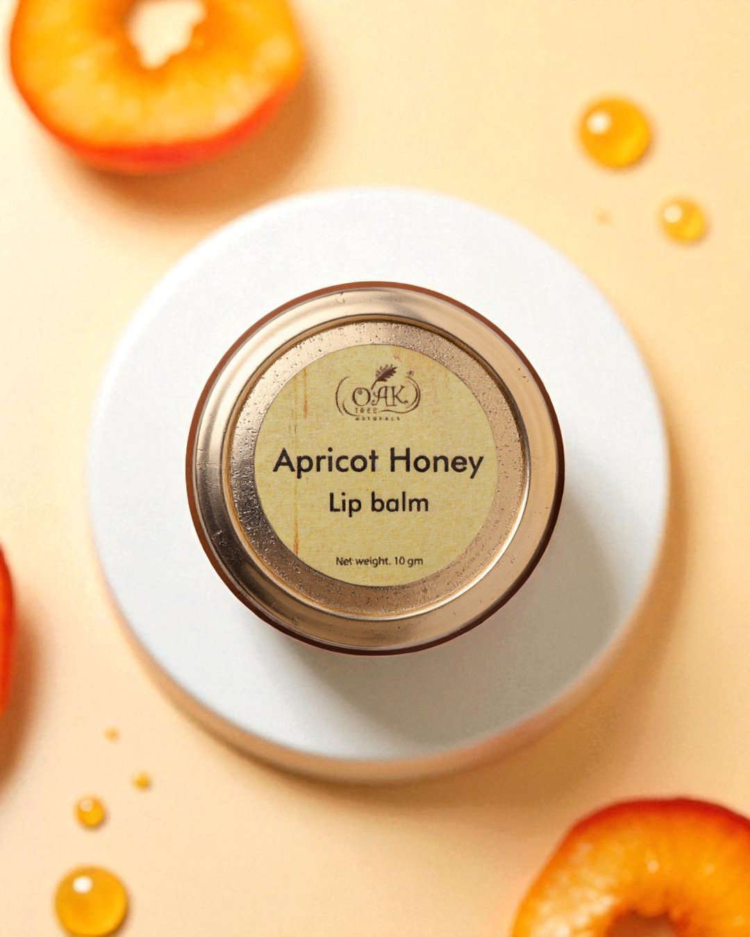 Oak Tree Apricot Honey Lip Balm (10Gms)