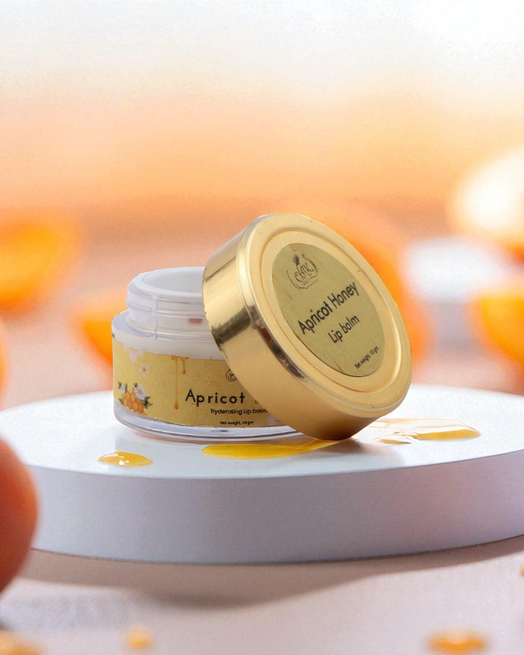 Oak Tree Apricot Honey Lip Balm (10Gms)