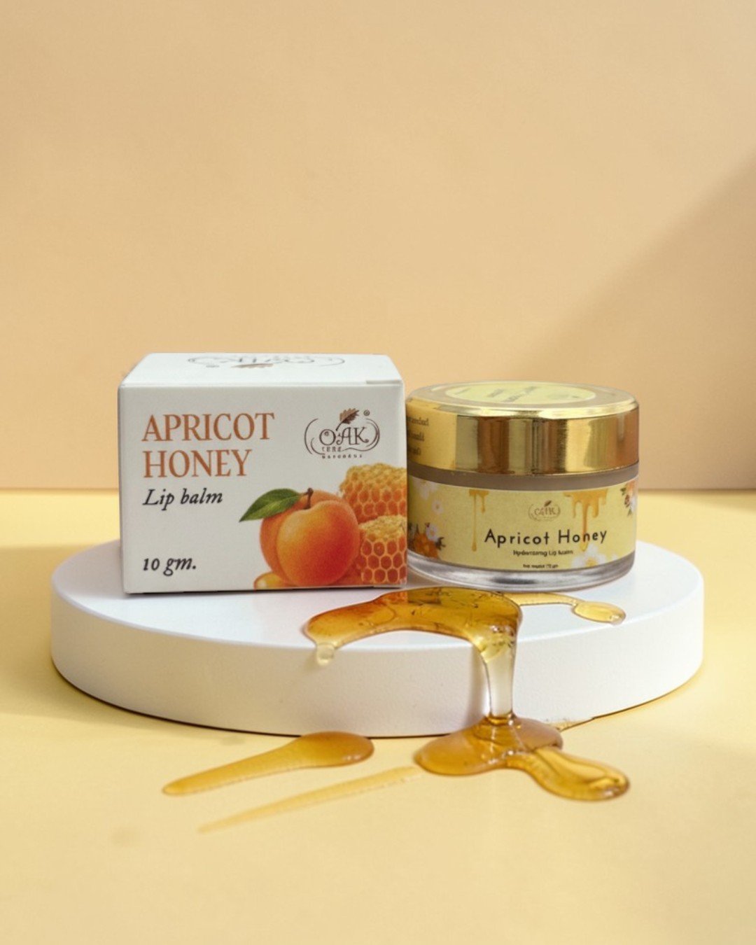 Oak Tree Apricot Honey Lip Balm (10Gms)