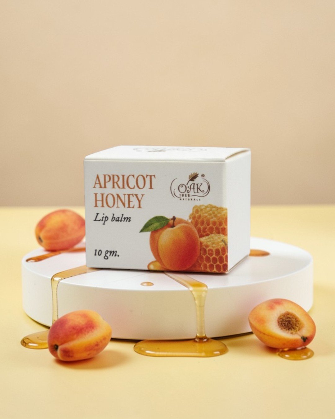 Oak Tree Apricot Honey Lip Balm (10Gms)